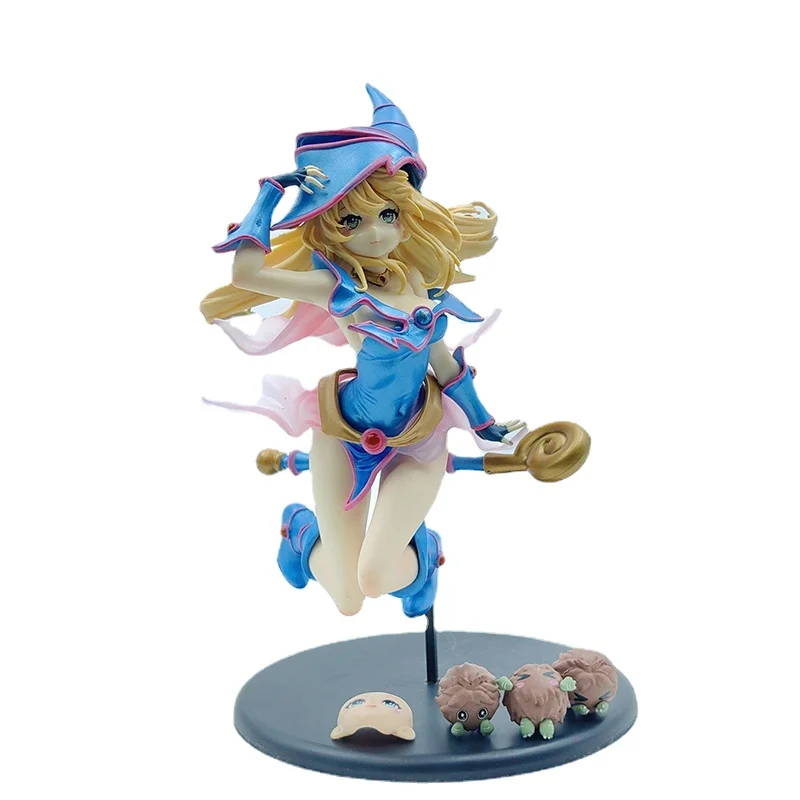 

30cm Anime Figure Yu-Gi-Oh Mana BMG DMG Dark Black Magician Girl PVC Action Figure Chestnut Ball Model Toys