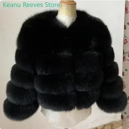 NEW Long Sleeve Faux Fur Coat 2024 Winter Women Fashion Thick Warm Fuzzy Coat Outerwear Female Gray/Black Fake Fur Jacket 3