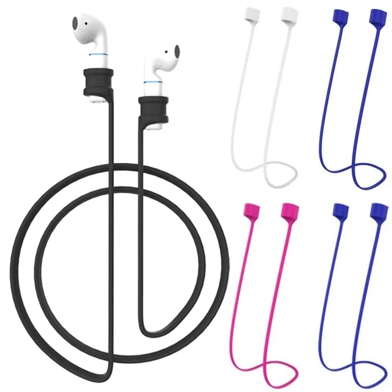 

Bluetooth Earphone Anti Lost Rope Strap For Airpods Pro 1 2 Wireless Headphone Silicone Hanging Neck Rope Anti Drop Lanyard