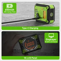 Huepar Laser Level with Digital Angle Gauge 3-in-1 Electronic Table Saw Angle Finder Protractor Inclinometer Woodworking Tools 2
