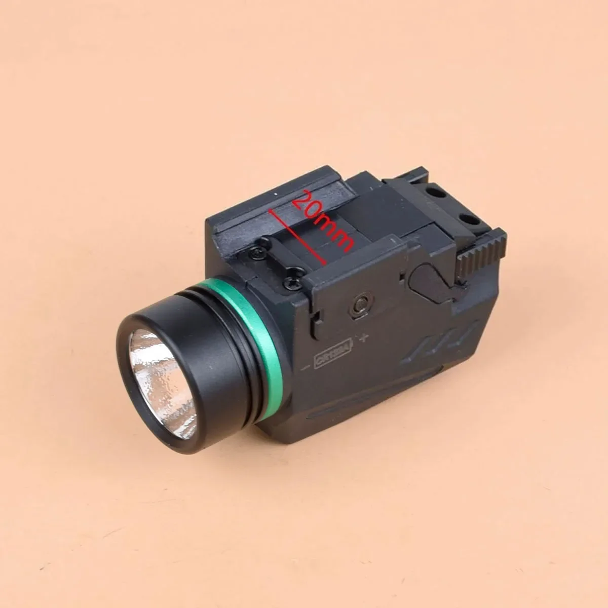 Tactical Nylon Weapons Gun Light Red Green Dot Laser Pointer For Airsoft Pistol Glock 17 19 22 CZ75 Fit 20mm Picatinny Rail