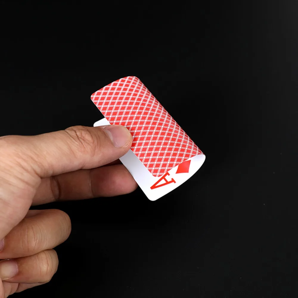 Waterproof Playing Card Durable Smooth PVC Plastic Texas Hold'em Scrub Large Font Poker Club Cards for All Poker Games playing cards plastic playing cards