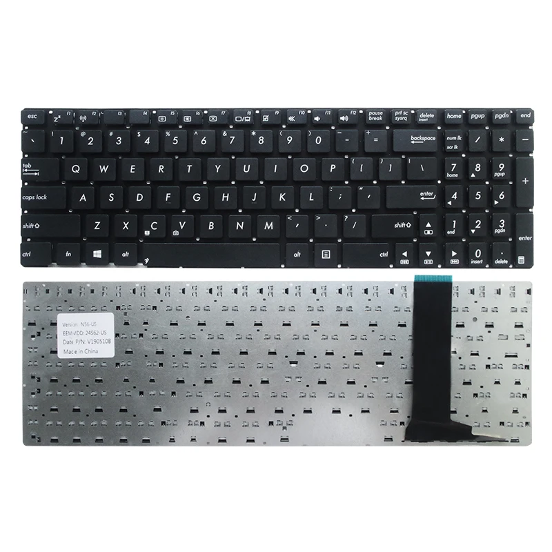 Clavier AZERTY Français Pour Asus N550/N56 - Remplacement Neuf Sous Blister - Marque Kinpower