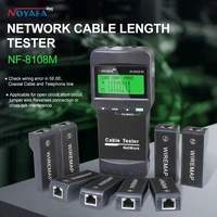 NOYAFA Network Cable Tester Cable Tracker with 8 Remote Measure Length Tester Network Tools for STP/UTP Twin Twisted Cables 1
