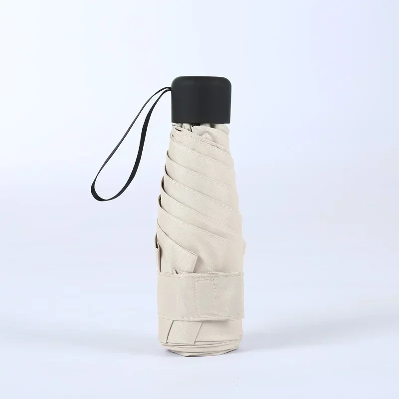 Mini Umbrella Portable Pocket Rain Umbrella Women Black Coating Sunshade Parasol Lightweight Travel Anti-UV Umbrellas mini umbrella,mini sun umbrella,sun umbrella