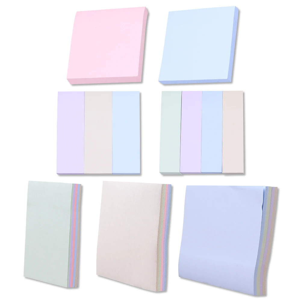 

Korean Self-adhesive Sticky Notes Post Notepads Memo Pads Back to School Office Supply Diary Planner Stationery Agenda Index Tab