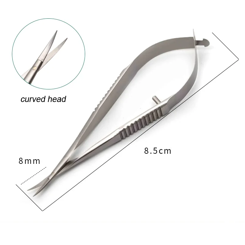 8.5cm 금성 가위 안과 미세 수술 수술 가위 동물 실험 도구