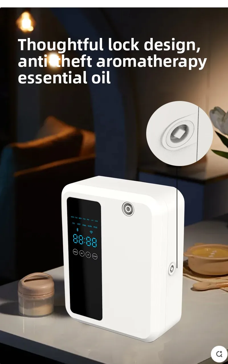 Diffuseur d'aroma intelligent avec bluetooth et wifi pour la maison_voghion.com