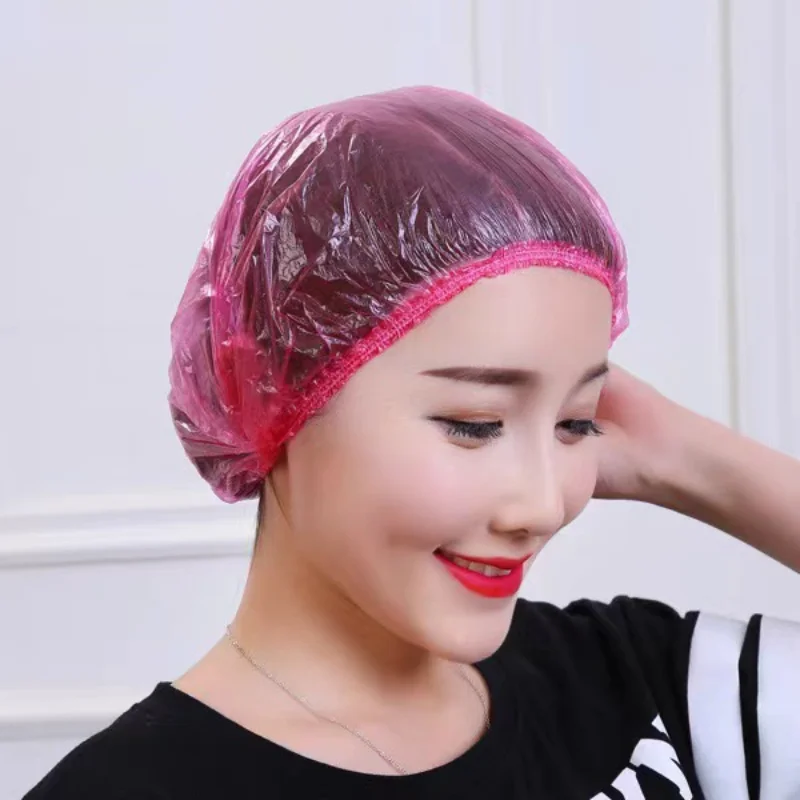 1 PC Women Lady Waterproof Elastic Plastic Shower Bathing Salon Hair Cap Hat  (BIG) | Lazada PH