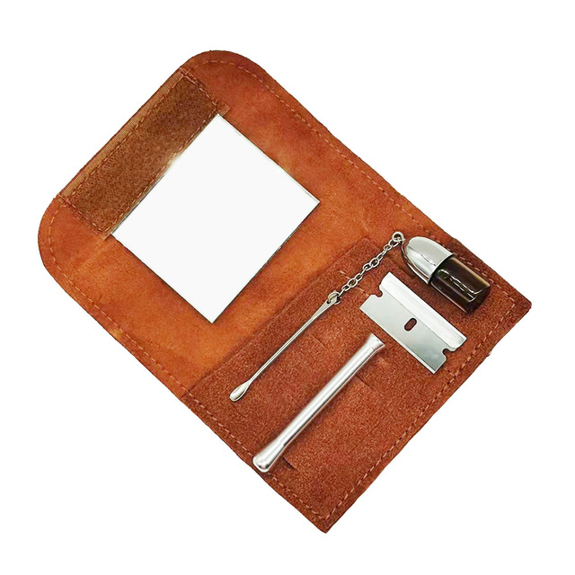 Sniffer Snuff Bullet Snorter Tool Bag Case Tobacco Pouch Bag Sniffer Straw Hooter Hoover Pouch Pocket Bag Pipe Case Bag