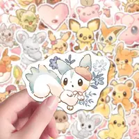 80pcs Pokemon Anime Stickers Pikachu Laptop Skateboard Scrapbook Suitcase Bike Kawaii Sticker Guitar Phone Cartoon Kid Gift Toys 4