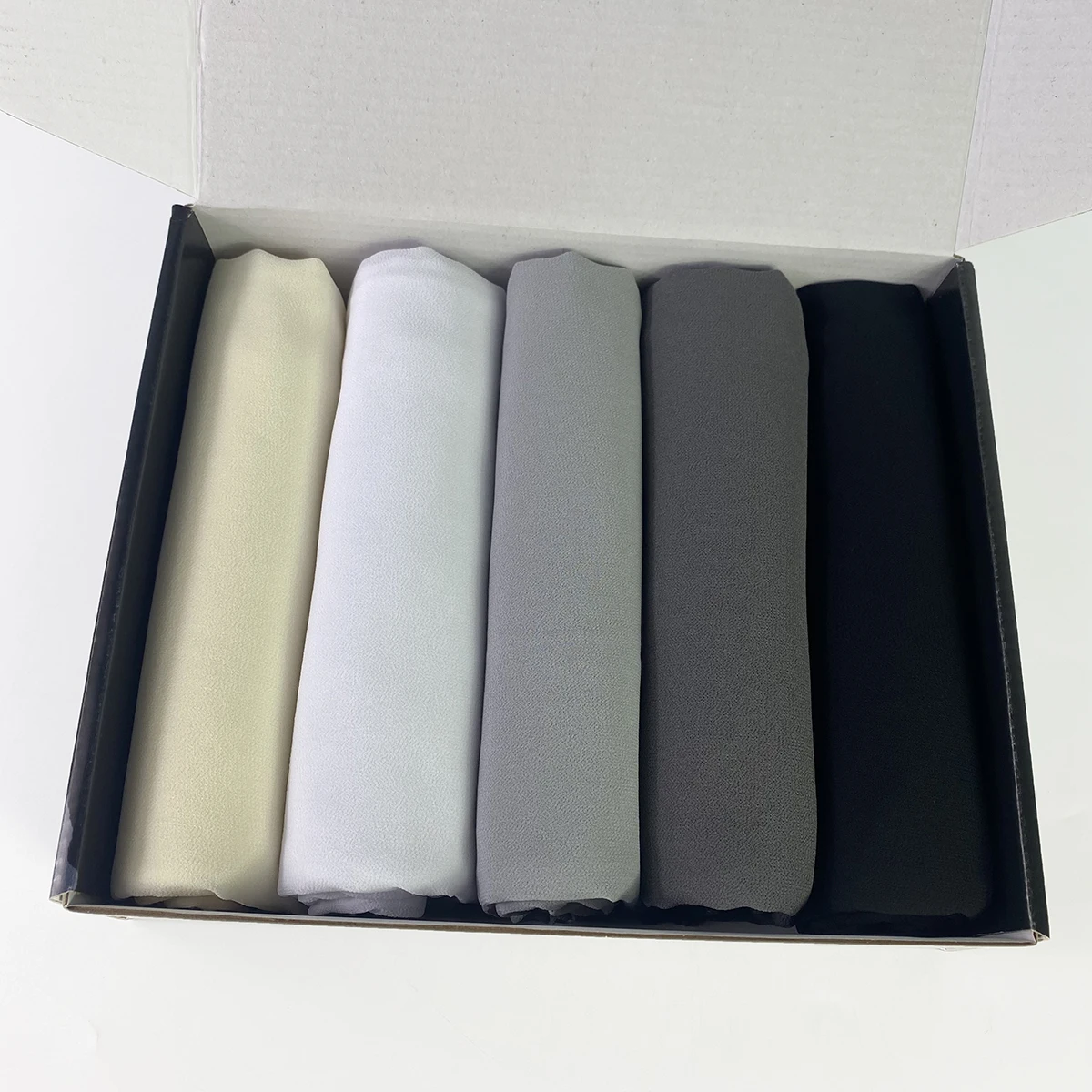 Sciarpa In Chiffon Alta Qualità – Hijab Tinta Unita, Multicolore, Per Feste E Uso Quotidiano