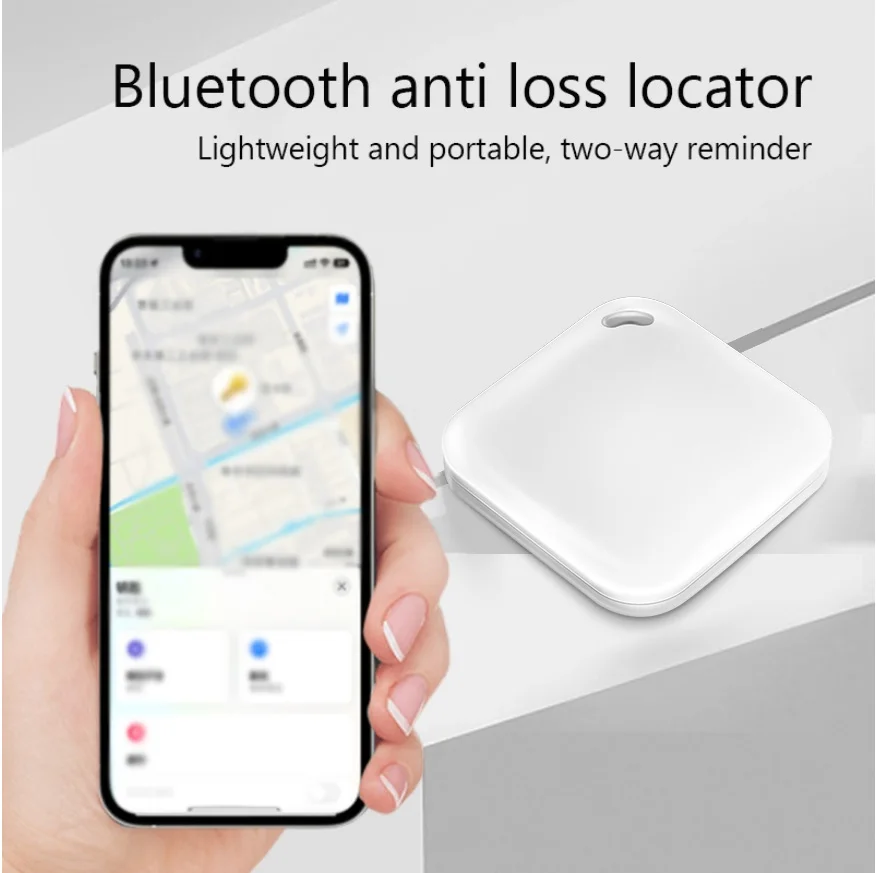 Smart GPS Tracker Works With Apple Find My APP Pet Kids Luggage Key Tracking Glo
