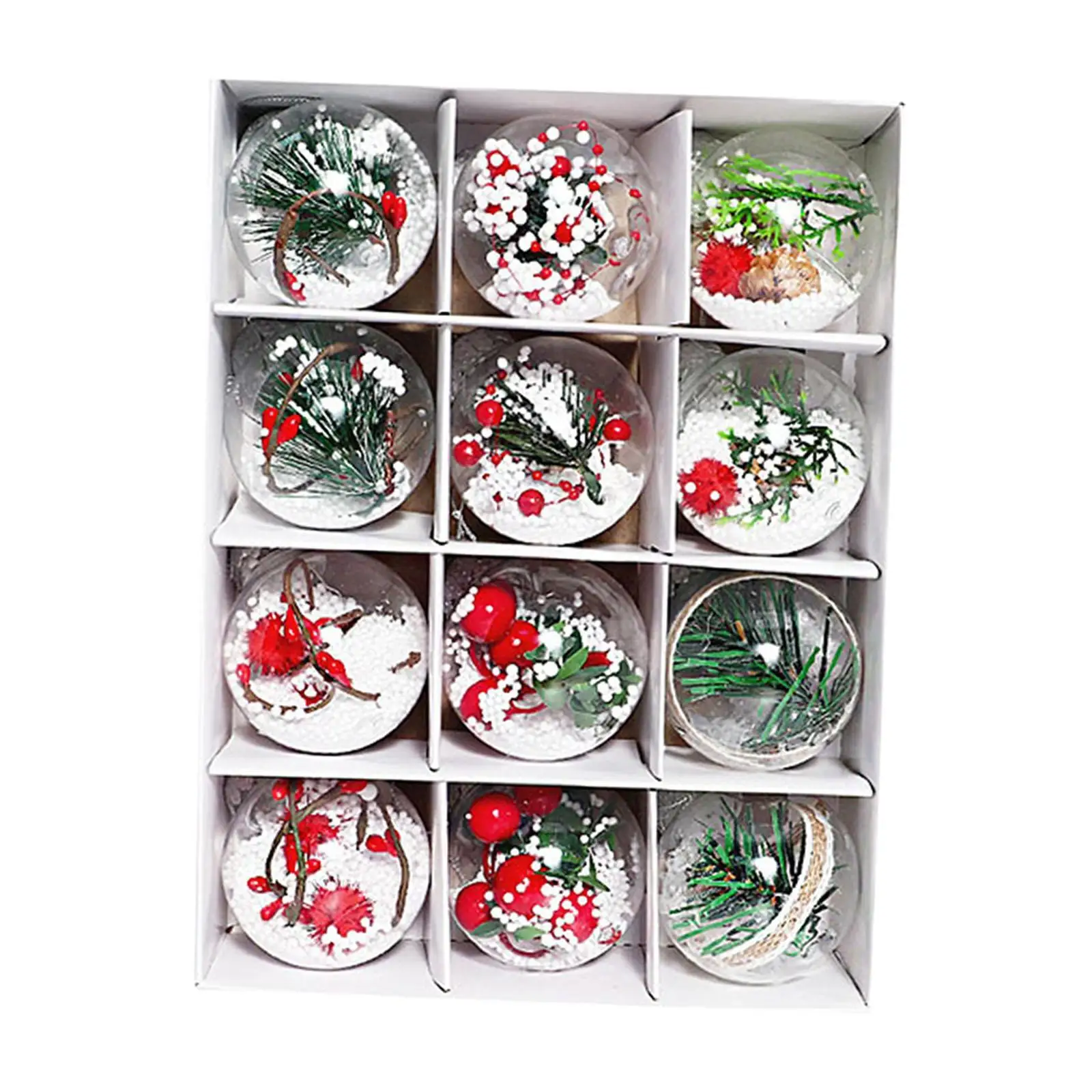 thumbnail image 1 of 12 bolas decorativas de Navidad para bar, restaurante y cumpleaños, 1 of 5