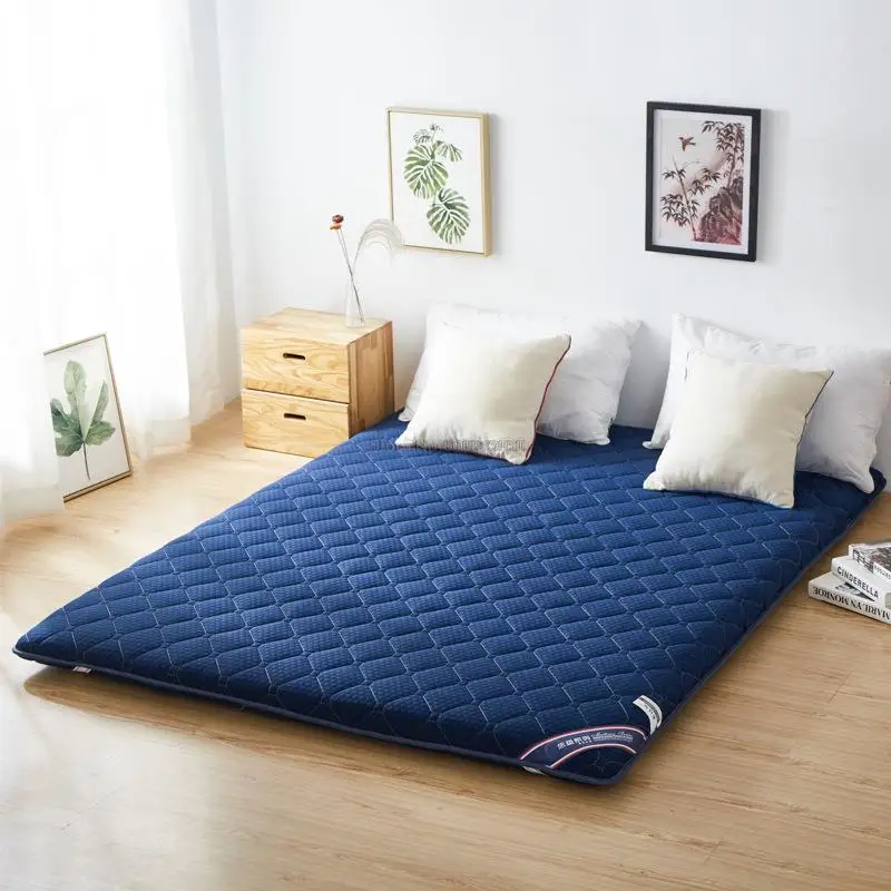 

Fitted Mattress Quilted Floor Futon Mattress Soft Thick Foldable Mattress Comfort Portable Camping Sleeping Guest Bed