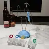 Drinking Game with Wire Man Adults Buzz Wire Game Buzz Wire Drinking Game Kit with 4 Shot Glasses for Adults Family Bachelorette 4