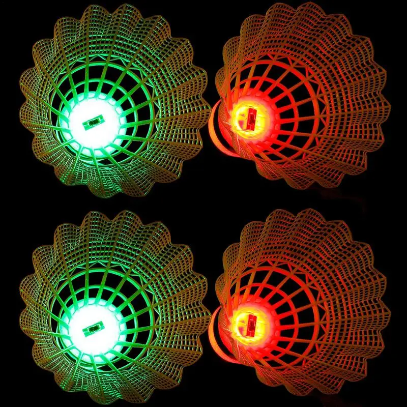 Tanio Badminton Dark Night Colorful LED Lighting Sport Badminton Shuttlecocks