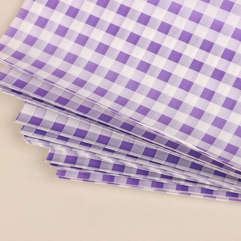50 Sheets Greaseproof Wax Paper – Multi-Color Oil-Proof Food Wrapping Sheets for Sandwi... - SKU GWP02020 - UGI Packaging