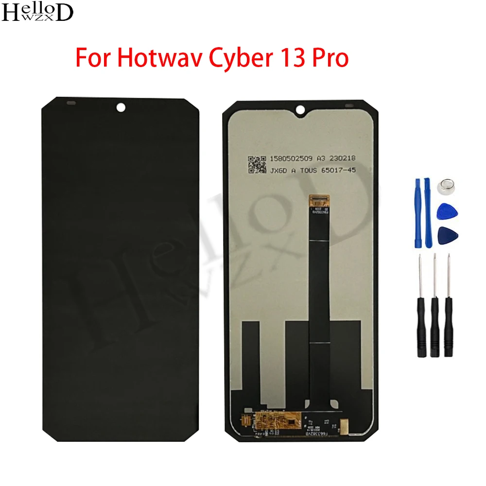 

New Tested LCD Screen For HOTWAV Cyber 13 Pro LCD Display Touch Screen Digitizer Sensor Panel Assembly Replacement With Tools