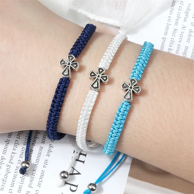 ブレスレット LANARCHIVE cross mix chain bracelet Chain Breaker Cross Bracelet | Rizen Jewelry – Citrus and Moss