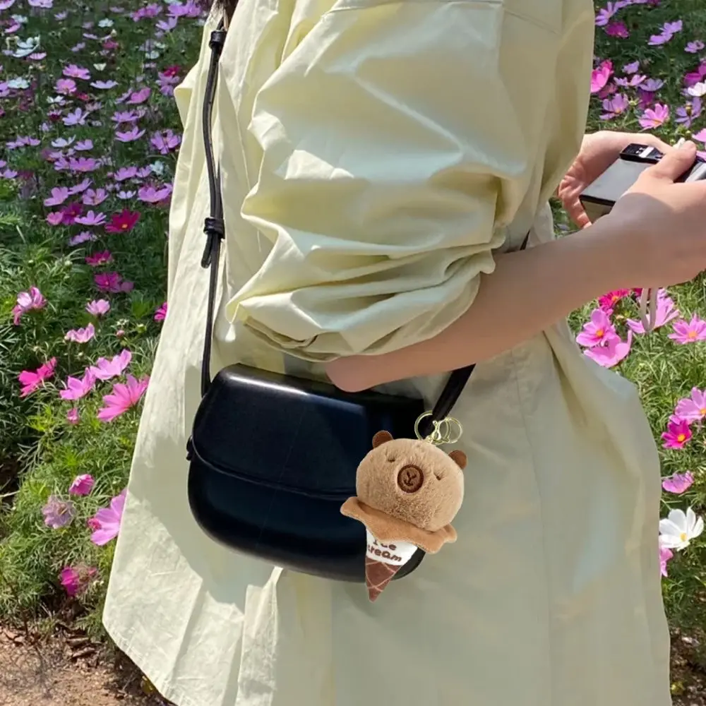 

Необычный брелок для ключей, брелок для ключей с мультяшными животными, подвеска для ключей от автомобиля, милый мягкий брелок для студентов, подарки на день рождения