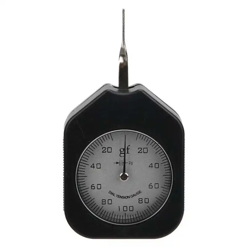 

Dynamometer Tensionmeter Dial Tension Meter Analog Gauge Double Pointer Meter Force Measuring Tools 30g 50g 100g 300g 150g 500g