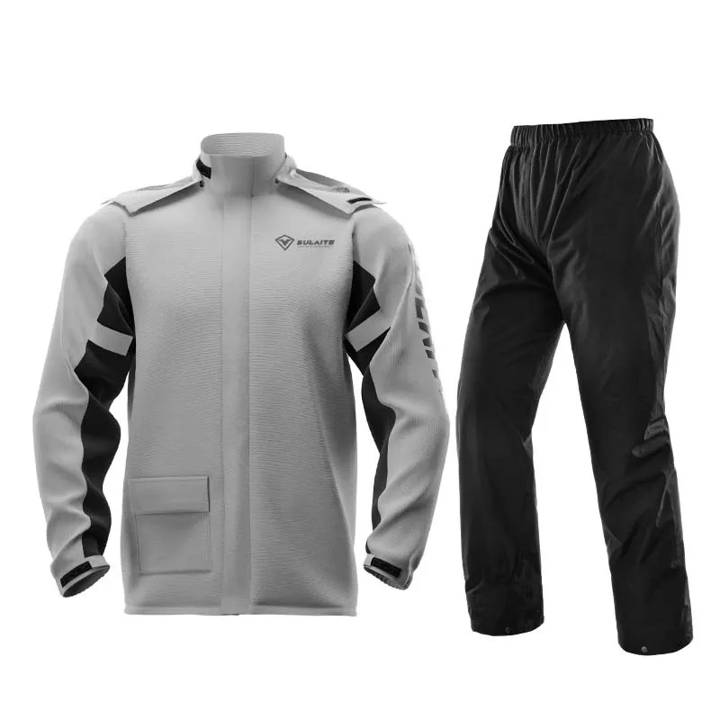 Motorcycle Raincoat Raincoat Suit Bike Raincoat Motorcycle Raincoat Rain Pants Suit Outdoor Riding Full Body Protective Clothing Hidden Shoe Covers Motorcycle Equipment