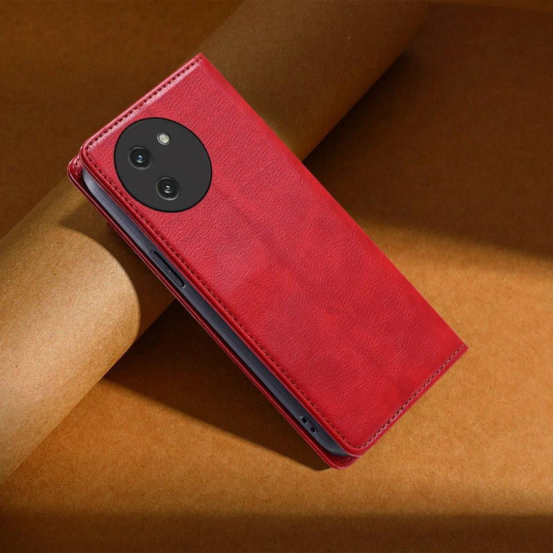 Leather Flip Wallet Phone Holster and Case Cover