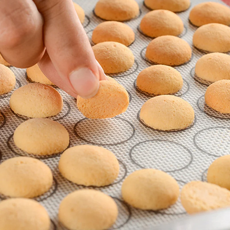 Household Silicone Mat, Baking Tray, Breathable Net, Non-Stick, High Temperature Resistant, Oven, Cookie Mat
