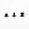 100PCS Short Post Black Steel Chicago Screw Set Cross Head For DIY Belt Loops Clips Kydex Sheaths Holsters Pouch 2