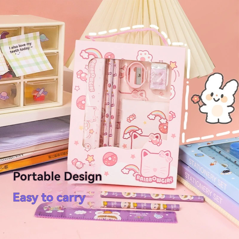 Cartoon-Themed Stationery Gift Set