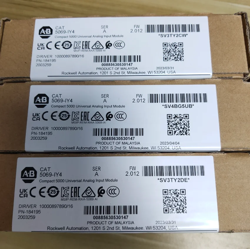

New Sealed Allen Bradley 5069-IY4 Ser A Universal Analog Input Module