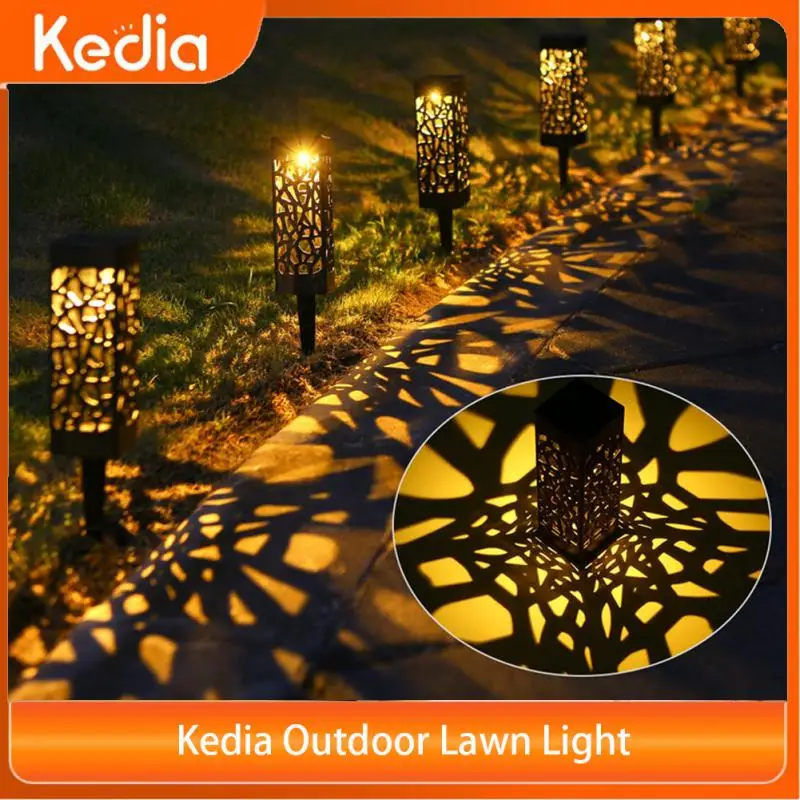 Tanie Kedia trawnik zewnętrzny światło puste wodoodporne oświetlenie słoneczne światła ogrodowe sklep