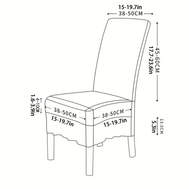 Velvet Dining Chair Cover 6