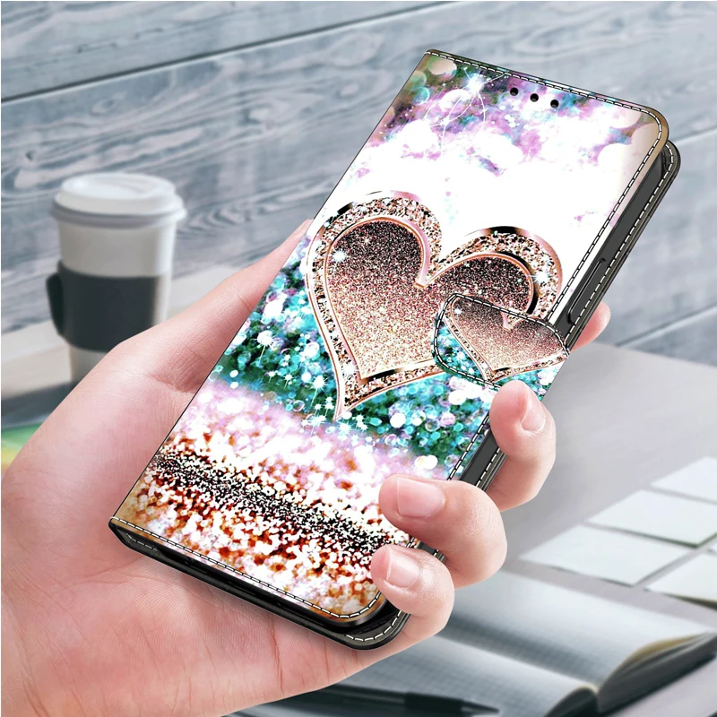 Premium 3D Flip Leather Magnetic Wallet Case