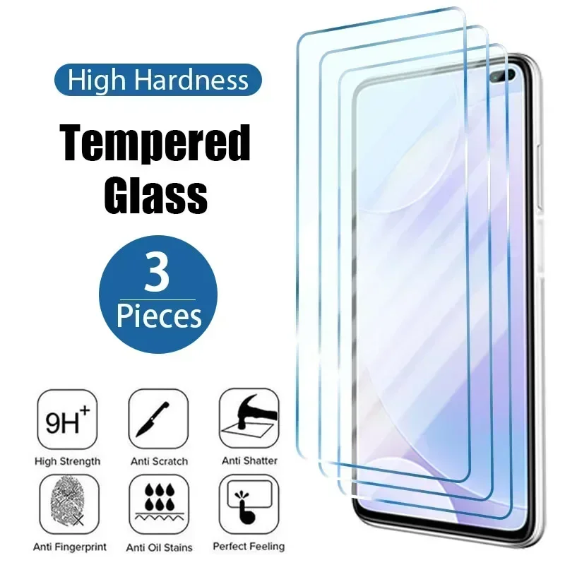 3PCS Tempered Glass For Xiaomi Redmi Note 12 11 10 9 8 7 13Pro Plus 5G 12C 11S 10S 9S Screen Protector for Redmi 10 10C 9C 9A 9T