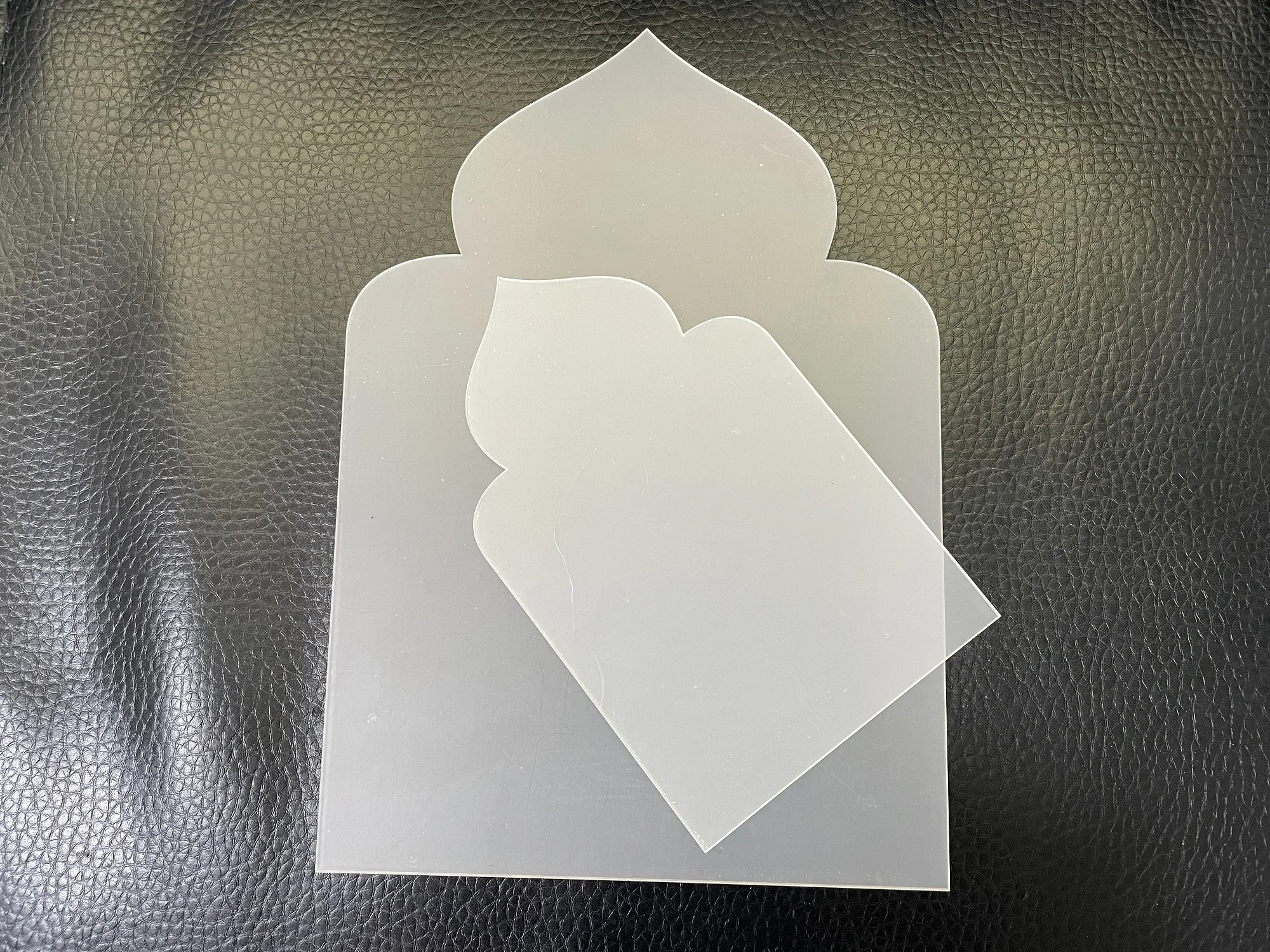 Acrylic sign holders Castle shape transparent acrylic sign for DIY party