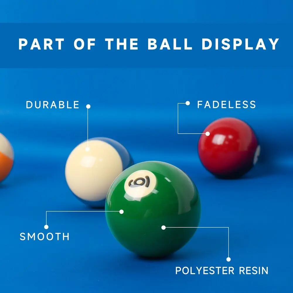 Standard Regulation Size Billiard Balls Set 16-Piece Pool Table Balls Set 4