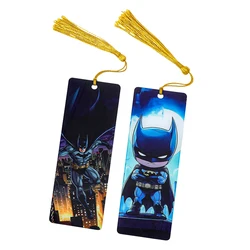 Batman Tassel Bookmark - Creative Cartoon Page Holder for Book Lovers and Students (2PCS)