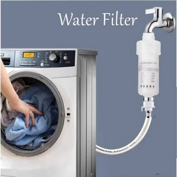 5 '' PRE FILTRO Cartuccia del filtro dell'acqua Filtro per lavatrice con adattatore Scaldabagno per bagno WC Depuratore domestico