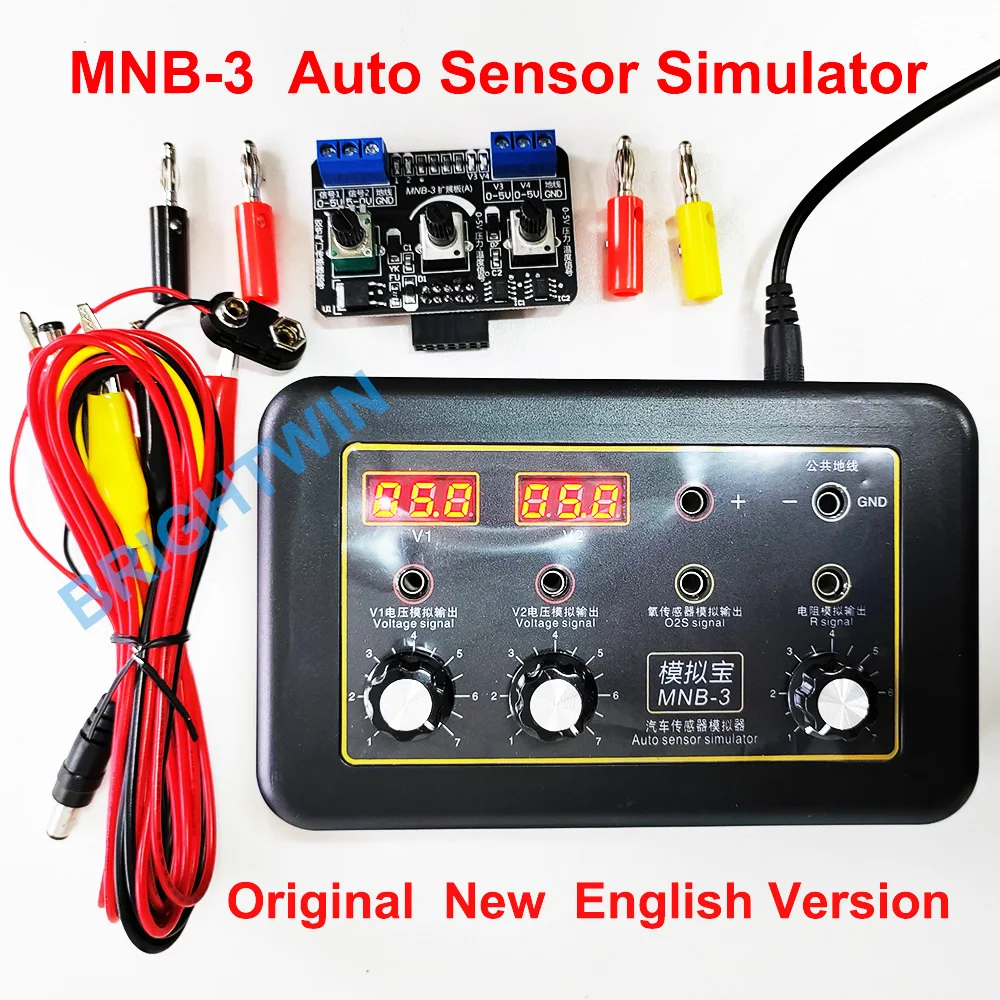 Signal Generator Current Voltage Simulator New MNB-3 Auto Sensor Signal Simulator MNB-2 Automotive Tester Car Rail Oxygen Oil Pressure Flow Sensor Signal Generator