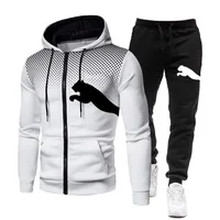 Nouvel ensemble de survêtement homme automne-hiver 2026 : sweat à capuche et pantalon de jogging – Tenue décontractée 2 pièces pour le sport et le quotidien 1