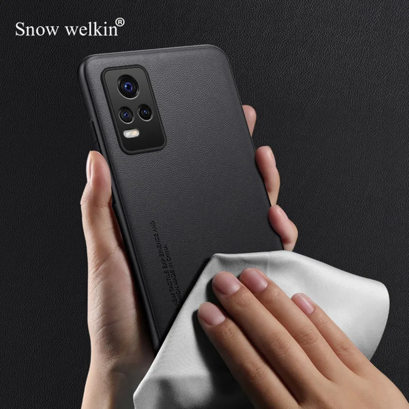 Premium Luxury PU Leather Shockproof Silicone Phone Case Cover