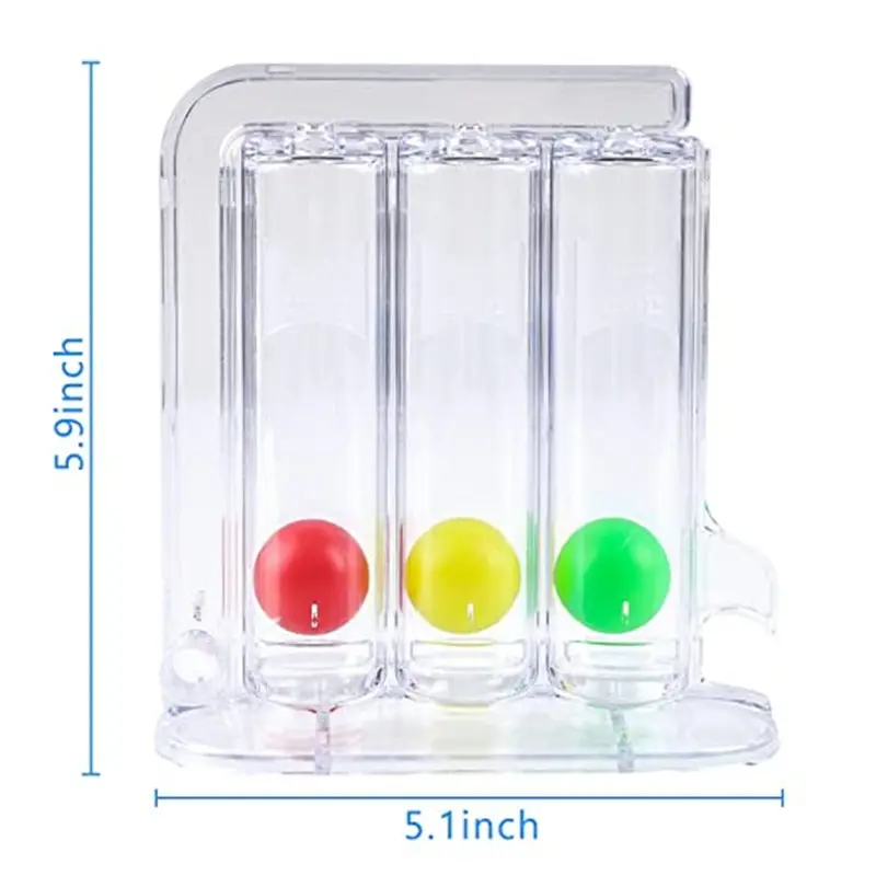 Breathing Exerciser Breathing Trainer 3 Ball Lung Function Breathing Trainer