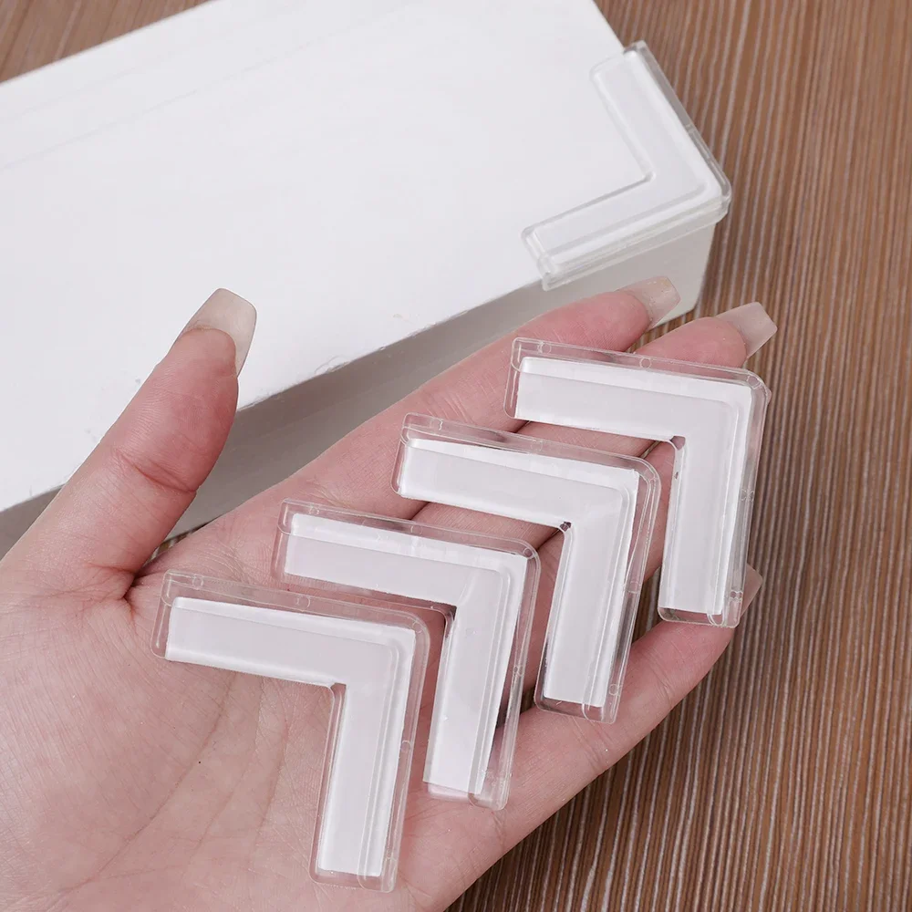 Silicone Table Corner Protector Table Corner Protector Children's Table Corner Bump-proof Soft Corner Paste Window Right-angle Protective Cover For Baby Safety