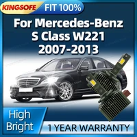 Car Headlight D1S LED Canbus Light Bulbs 50000LM Replace HID Lamp For Mercedes Benz S Class W221 2007 2008 2009 2010 2011 2012 1