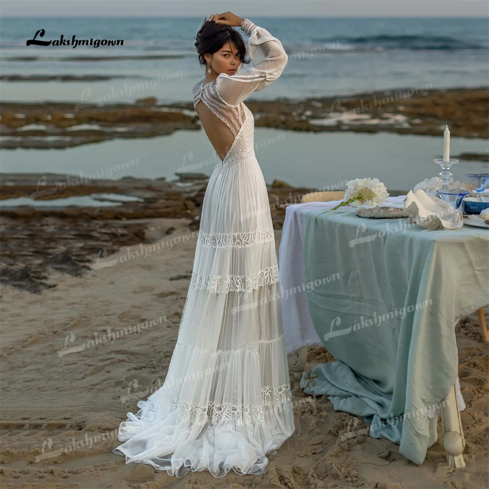 Wedding Dress Vestido Playa Aliexpress Boho Beach Customized
