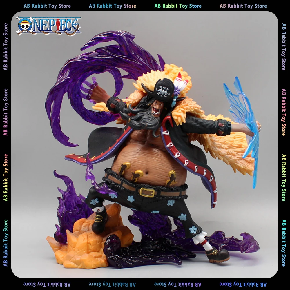 

21.5cm One Piece Figure Marshall·D·Teach Anime Figures Blackbeard Pirates Figurine PVC Statue Model Doll Collectible Decora Gift