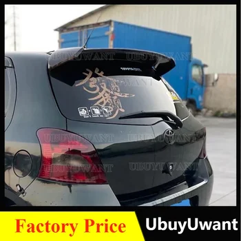 Per Toyota Yaris nero lucido Spoiler 2008 2009 2010 2011 2012 2013 ABS Spoiler posteriore tronco ala Car Styling