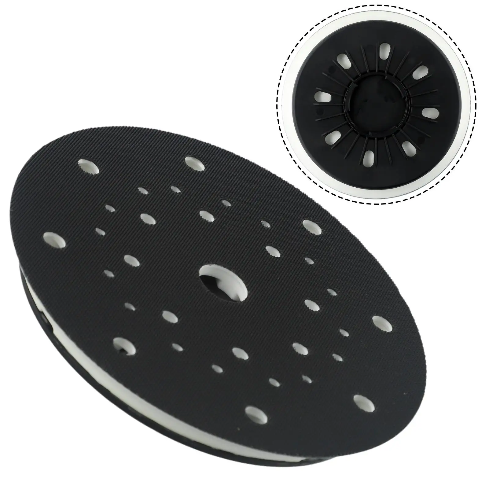 

Sanding Discs For FESTOOL For Festool ROTEX RO150 Grinder 1pcs Black+White For FESTOOL PU For Festool Grinder Accessories